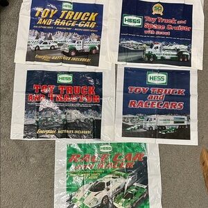 Hess Toy Truck and Race Car Original Bags